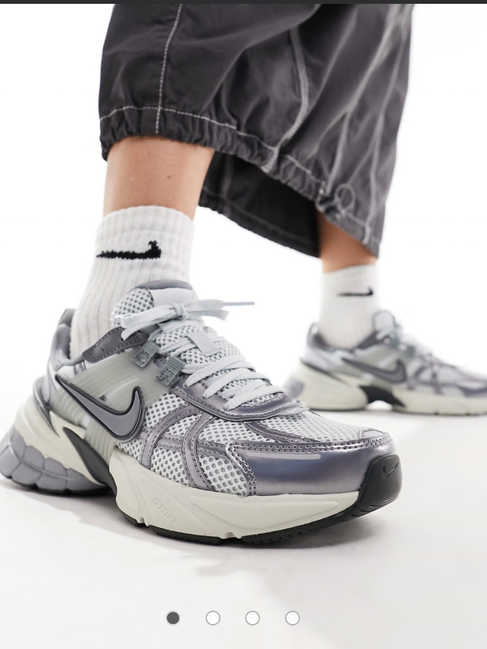 Nike Women’s Grey Mesh Running Sneakers